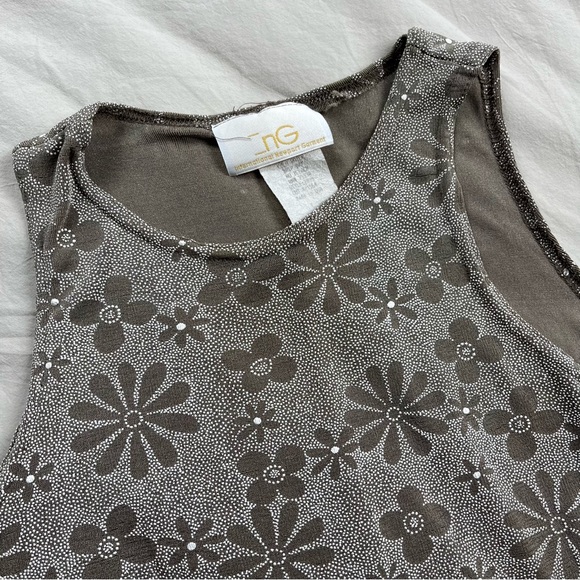 90s does 70s Floral Dress - Picture 3 of 4